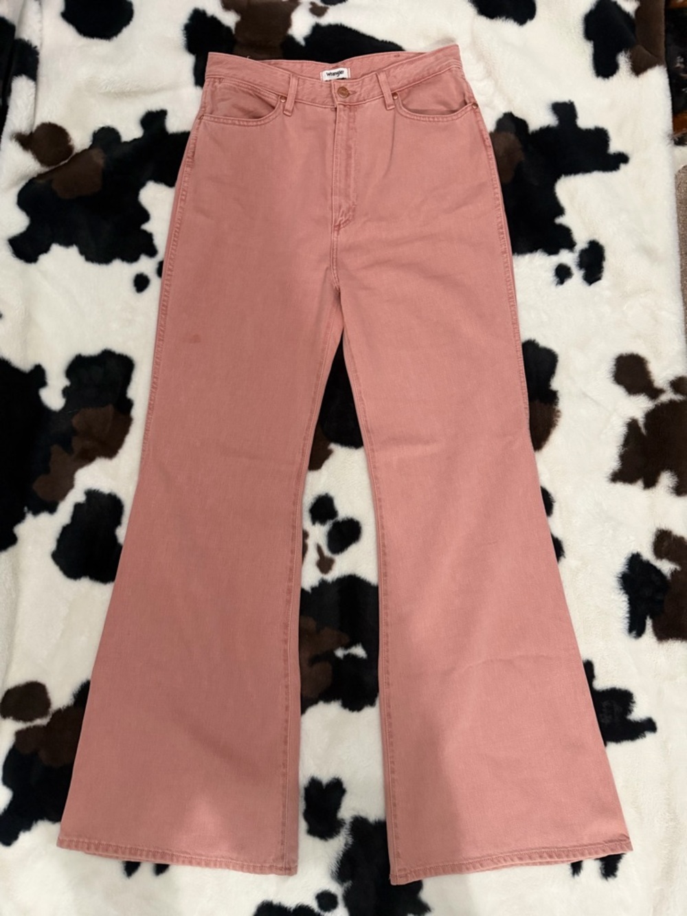 Pink Wrangler Wanderer Wide Leg Jeans - Picture 6 of 7